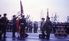 View: ct08676 Weeton Camp, Tercentenary Parade - Border Regiment, Kings Own Royal Border Regiment, 11.07.1980, Princess Alexandra presents the new colours