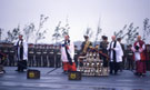 View: ct08677 Weeton Camp, Tercentenary Parade - Border Regiment, Kings Own Royal Border Regiment, 11.07.1980, Consecration of the new colours