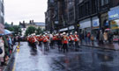 View: ct08683 Carlisle, Border Regiment, Kings Own Royal Border Regiment, Laying up the old colours, the march to the Cathedral, Castle Street, 14.07.1980