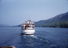 View: ct21494 Teale leaving Lakeside, Windermere, Whit 1956