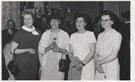 View: ct37854 Reunion dinner in Gosforth of some of the Land Girls who worked the fields around Gosforth during WW2  